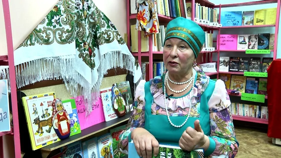 Надежда Бочарова, библиотекарь Давыдовской сельской библиотеки